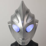 Fanrek Ultraman Cosplay Latex LED light Helmet Halloween Props
