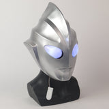 Fanrek Ultraman Cosplay Latex LED light Helmet Halloween Props