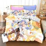 Hololive Usada Pekora Cosplay Bedding Set Duvet Cover Halloween Bed Sheets