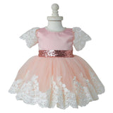 BFJFY Girl's Lace Bowknot Dresses Princess Wear Halloween Cosplay Costume - bfjcosplayer