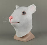 Animal Mask Cosplay Mouse Yellow Mask Animals Rat Masks Masquerade Halloween Party Funny Dressed Costume Prop