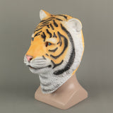 Animal Mask Cosplay Tiger Yellow Mask Animals Tigers Masks Masquerade Halloween Party Funny Dressed Costume Prop
