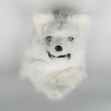 Cosplay Latex Mask Carnival Prop Costume Masks Adult Animal White Dog Mask Can Open Mouth Cosplay Halloween Party - bfjcosplayer