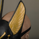Egyptian Anubis Cosplay Face Mask Latex foam Canis spp Wolf Head Animal Masquerade Props Party Halloween Fancy Dress Ball - bfjcosplayer