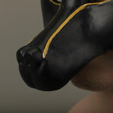 Egyptian Anubis Cosplay Face Mask Latex foam Canis spp Wolf Head Animal Masquerade Props Party Halloween Fancy Dress Ball - bfjcosplayer