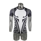 Aquaman 3D Printed T shirts Men Compression Shirt 2018 Newest Character Cosplay Costume Short Sleeve Tops For Male Clothing - bfjcosplayer