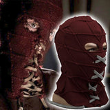 BrightBurn Red Hood Kids Cosplay Scary Horror Mask Costumes Halloween Mask Full Head Breathable Props - bfjcosplayer