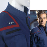 Star Trek Enterprise Captain Collar Rank Pin Badge Starfleet Brooches Set of 4 Pips