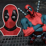 Marvel Superhero Deadpool Mask Breathable Latex Full Face Halloween Cosplay Prop - bfjcosplayer