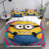 Minions 2 The Rise Of Gru Cosplay Bedding Sets Duvet Cover Halloween Comforter Sets