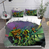 Rise of the Teenage Mutant Ninja Turtles Cosplay Bedding Sets Duvet Cover Halloween Comforter Sets