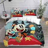 The Cuphead Show Bedding Sets Duvet Cover Halloween Cosplay Comforter Sets