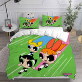 The Powerpuff Girls Bedding Sets Duvet Cover Halloween Cosplay Comforter Sets