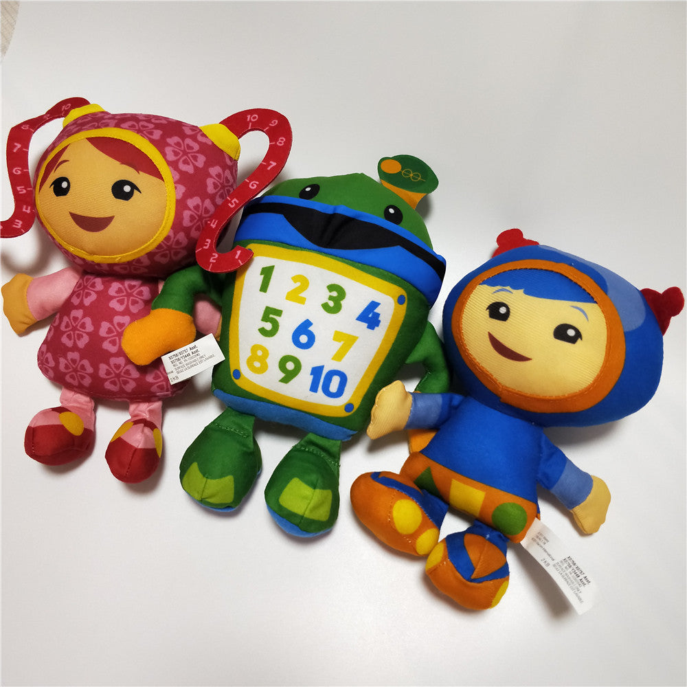 Team Umizoomi Plush Toys Soft Stuffed Gift Dolls for Kids Boys Girls