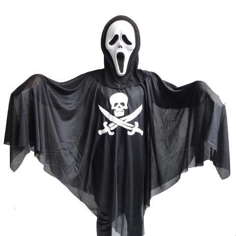 BFJFY Halloween Boy’s Ghost Cosplay Costume Sickle Ghost Costume With Mask - bfjcosplayer