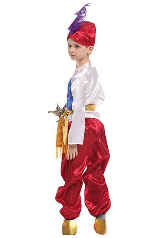 BFJFY Kids' Halloween Aladdin Suit Boy's Arabian Prince Cosplay Costume - bfjcosplayer