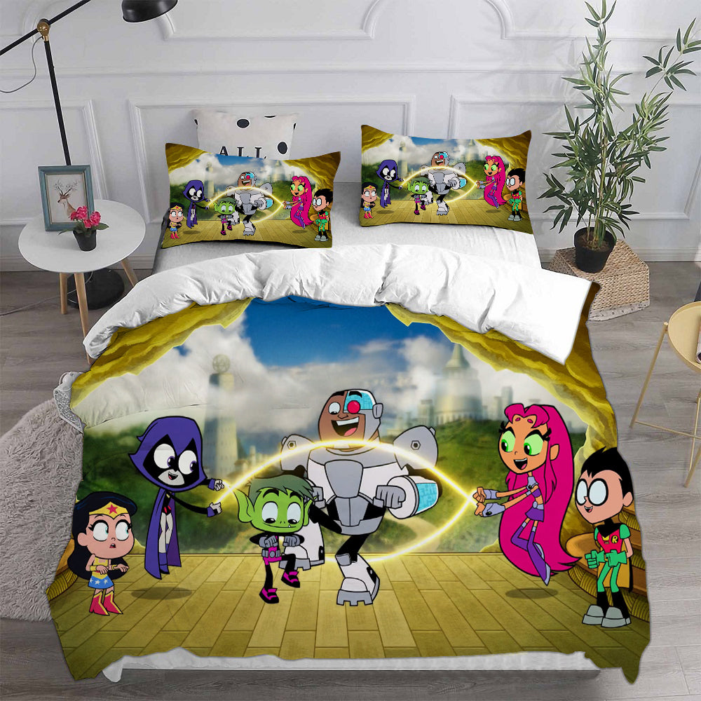 Teen Titans Go Bedding Sets Duvet Cover Comforter Sets