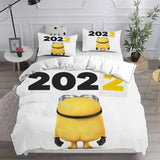 Minions The Rise of Gru Bedding Sets Duvet Cover Halloween Cosplay Comforter Sets
