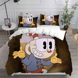 The Cuphead Show Bedding Sets Duvet Cover Halloween Cosplay Comforter Sets