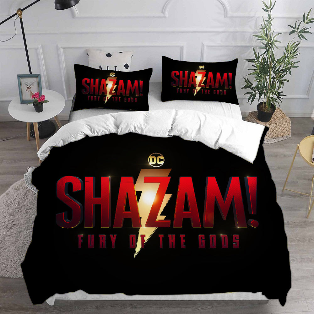 Shazam Fury of the Gods Bedding Sets Duvet Cover Comforter Set