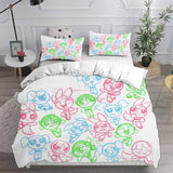 The Powerpuff Girls Bedding Sets Duvet Cover Halloween Cosplay Comforter Sets