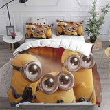Minions The Rise of Gru Bedding Sets Duvet Cover Halloween Cosplay Comforter Sets