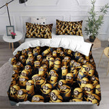 Minions The Rise of Gru Bedding Sets Duvet Cover Halloween Cosplay Comforter Sets