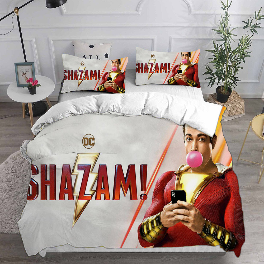 Shazam Fury of the Gods Bedding Sets Duvet Cover Comforter Set