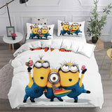 Minions The Rise of Gru Bedding Sets Duvet Cover Halloween Cosplay Comforter Sets