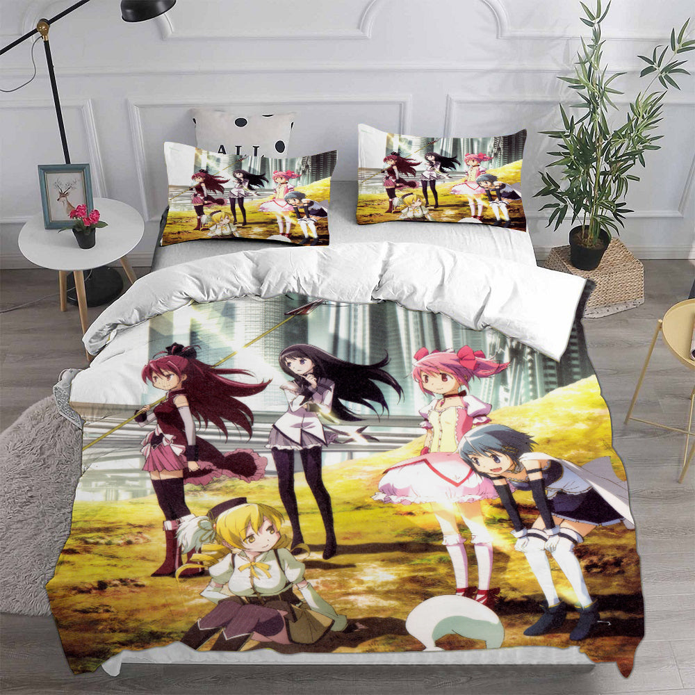 Puella Magi Madoka Magica Bedding Sets Duvet Cover Comforter Set