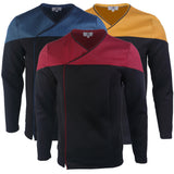 Star Trek Picard 3 Command Red Uniform Male Cosplay Starfleet Gold Blue Top Shirts Costumes