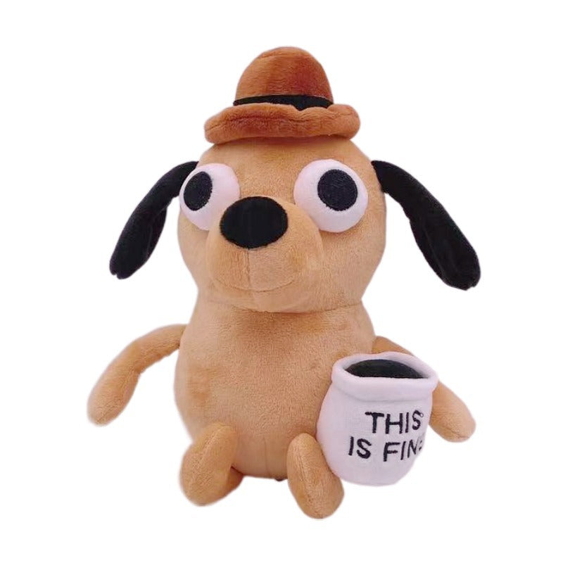 This is Fine Plush Dog Toy For Halloween Doll Props