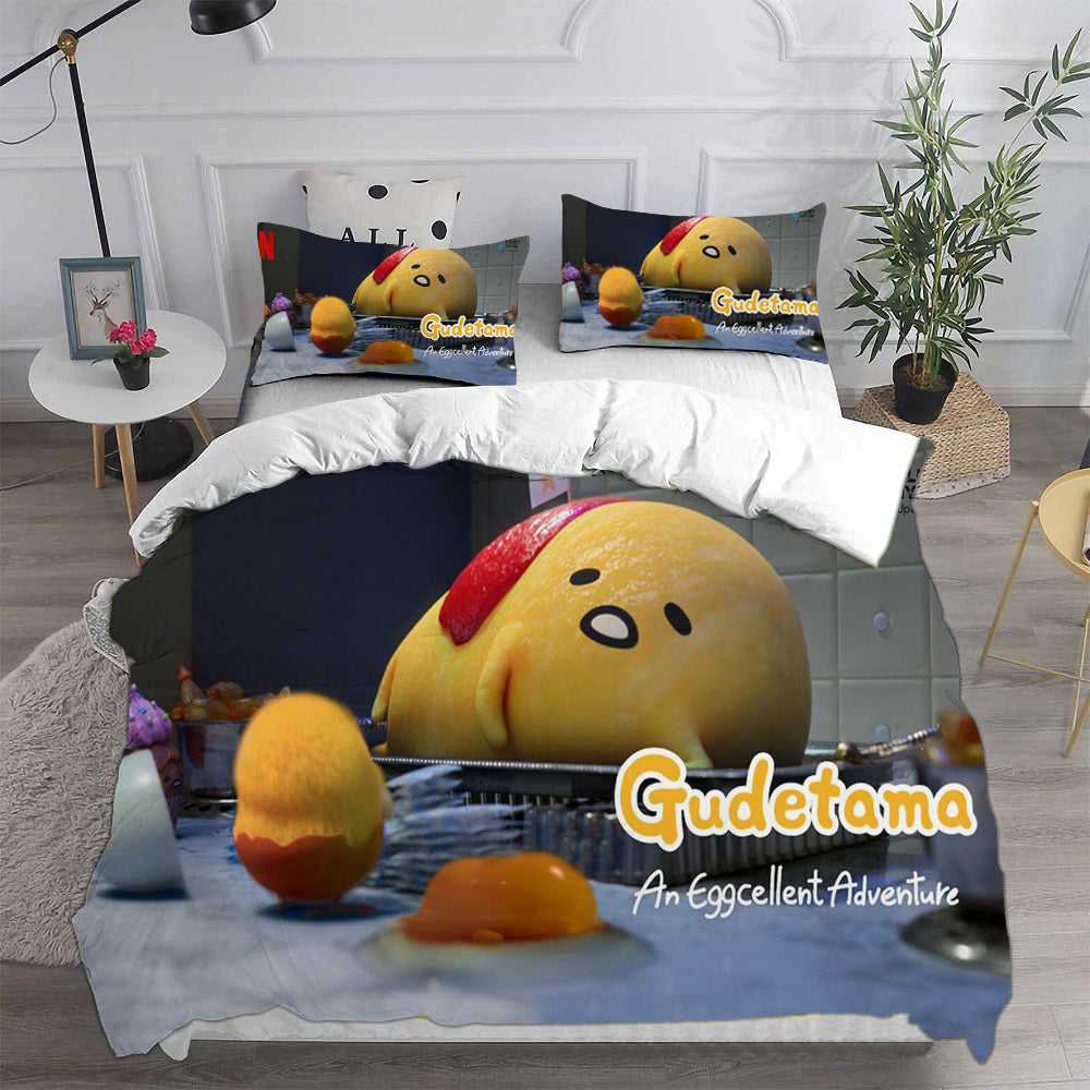Gudetama An Eggcellent Adventure Bedding Sets Duvet Cover Comforter Set