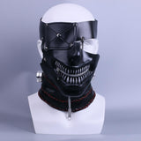 Tokyo Ghoul Movie Cosplay Kaneki Ken Masks Latex Zipper Adjustable Masks Props Helloween - bfjcosplayer