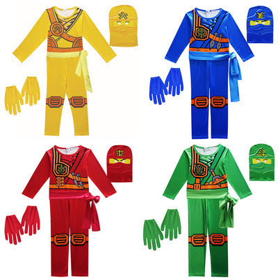 BFJFY Kid's Halloween Lego Ninjago Ninja Cosplay Costume For Boys