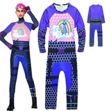 Fortnite Cosplay BRITE BOMBER Costume Bodysuit Halloween Kids - bfjcosplayer