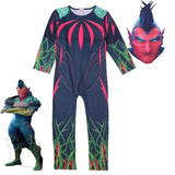 Fortnite Kid's Cosplay Flytrap Costume Tree Man Jumpsuit For Helloween - bfjcosplayer