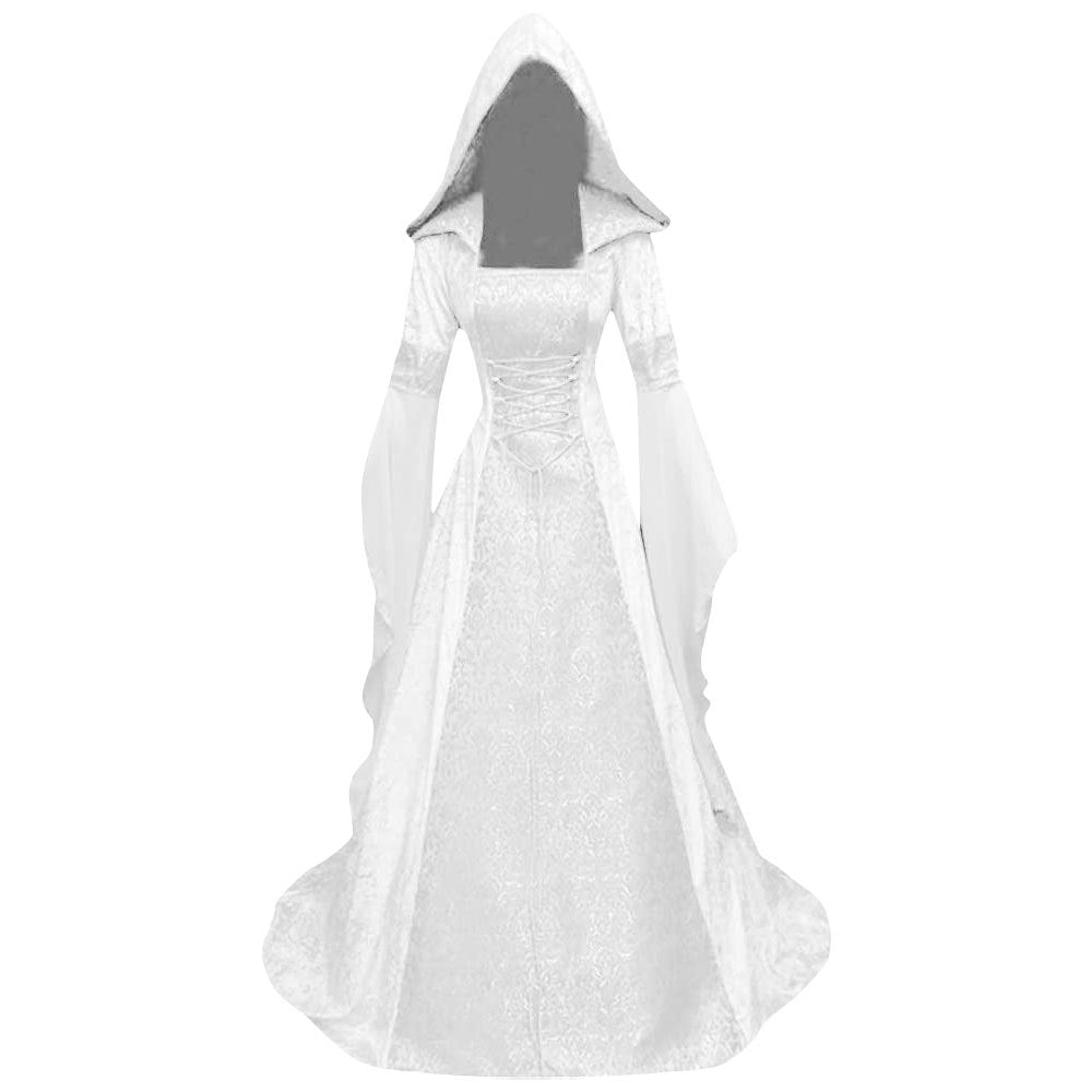 Women's Vintage Renaissance Medieval Dress Court Halloween Costumes