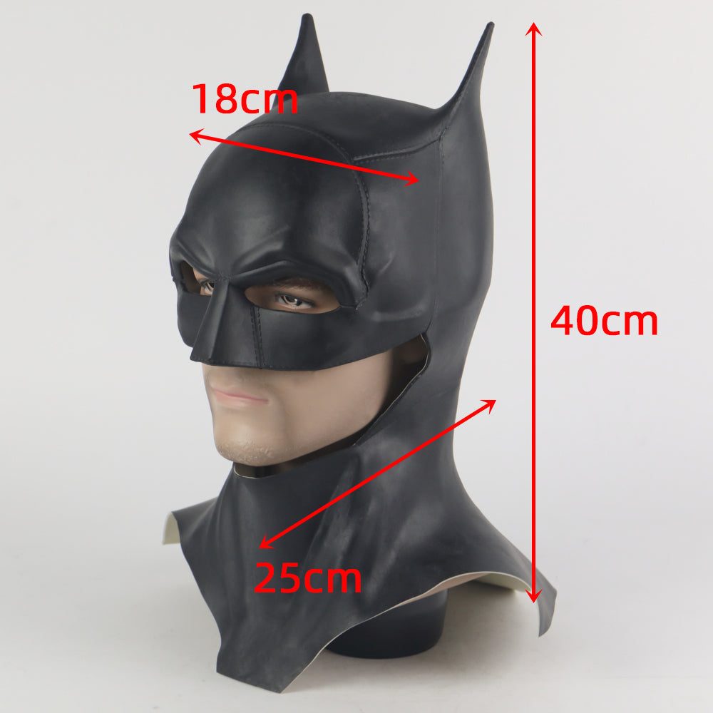 2021 Batman Cosplay Latex Helmet Halloween Props
