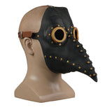 2020 Plague Doctor Beak Cosplay Helmet Halloween Latex Props