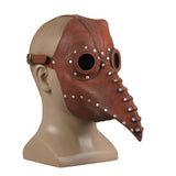 2020 Plague Doctor Beak Cosplay Helmet Halloween Latex Props