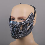 2021 Film Mortal Kombat SubZero Cosplay PVC Mask Halloween Props