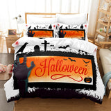 Halloween Pumpkin Cosplay Bedding Sets Duvet Cover Halloween Comforter Sets