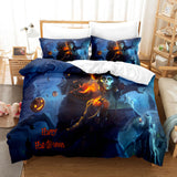 Halloween Pumpkin Cosplay Bedding Sets Duvet Cover Halloween Comforter Sets