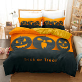 Halloween Pumpkin Cosplay Bedding Sets Duvet Cover Halloween Comforter Sets