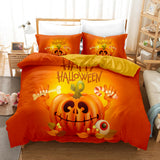 Halloween Pumpkin Cosplay Bedding Sets Duvet Cover Halloween Comforter Sets