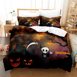 Halloween Pumpkin Cosplay Bedding Sets Duvet Cover Halloween Comforter Sets