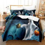 Halloween Pumpkin Cosplay Bedding Sets Duvet Cover Halloween Comforter Sets