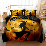 Halloween Pumpkin Cosplay Bedding Sets Duvet Cover Halloween Comforter Sets