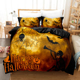 Halloween Pumpkin Cosplay Bedding Sets Duvet Cover Halloween Comforter Sets